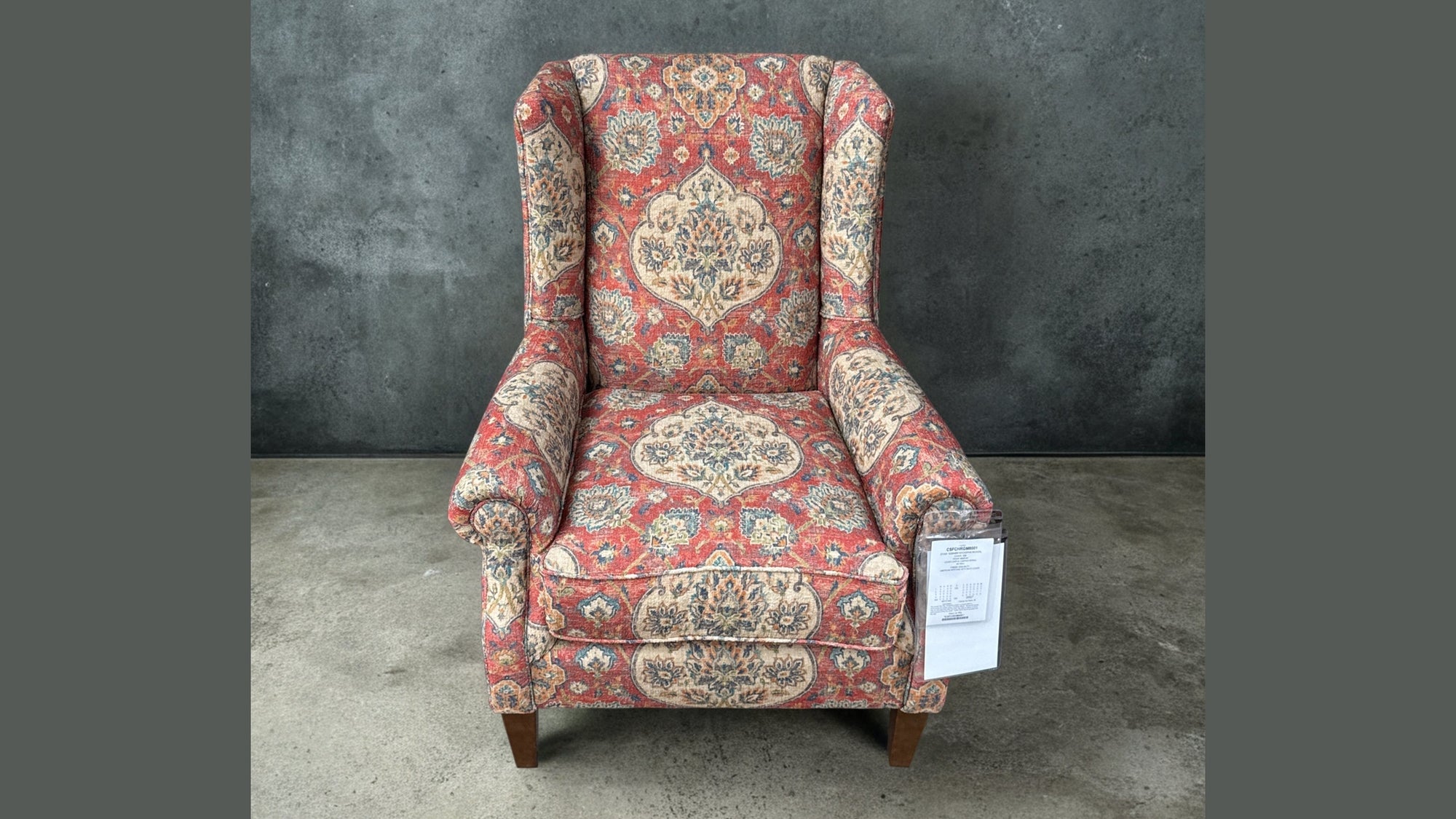 Final Closeout: Texas-Made Wingback Chair