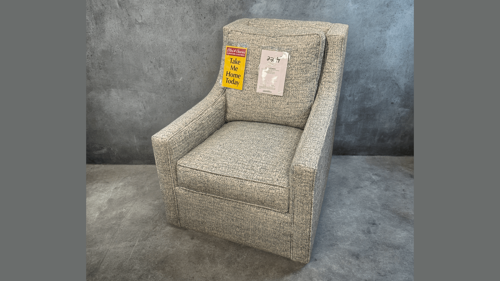 Final Closeout: Light Green Accent Chair