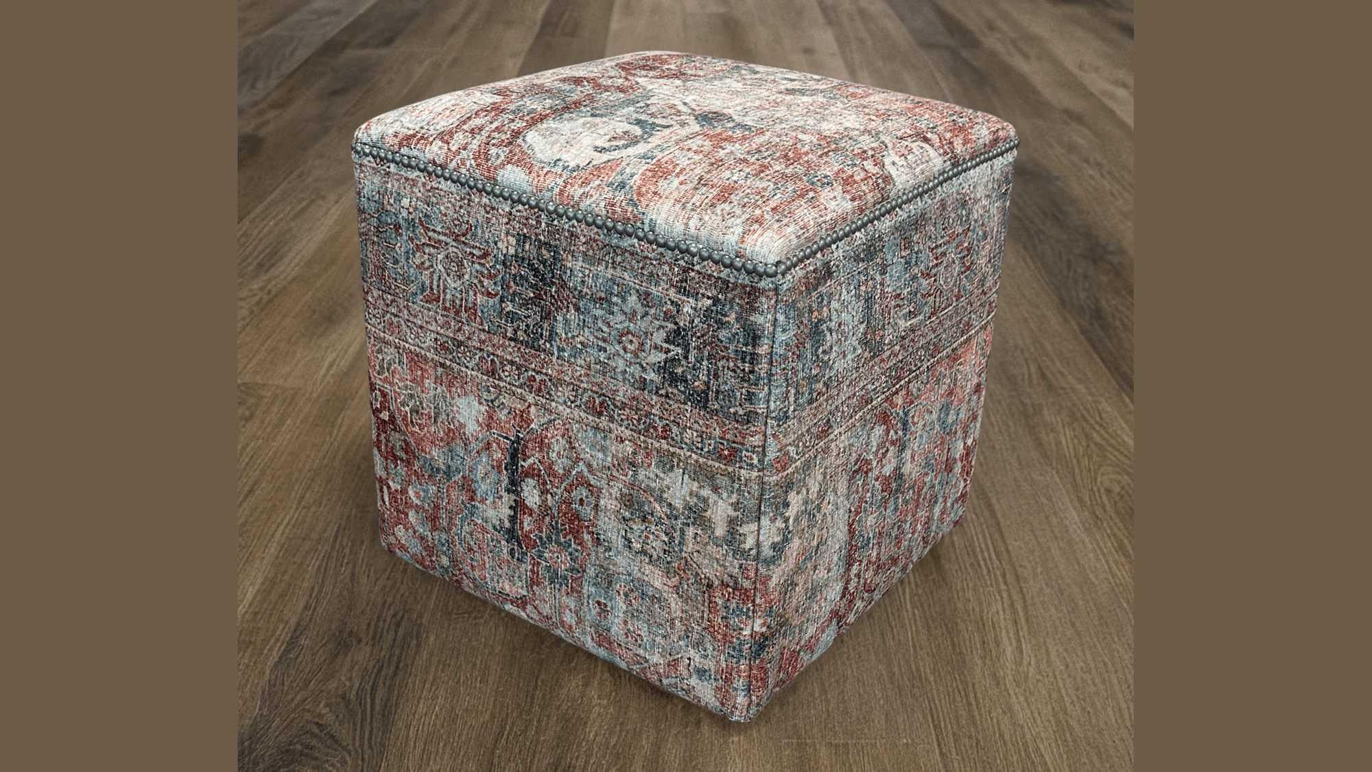 Final Closeout: Luxury Caster Ottoman Pair