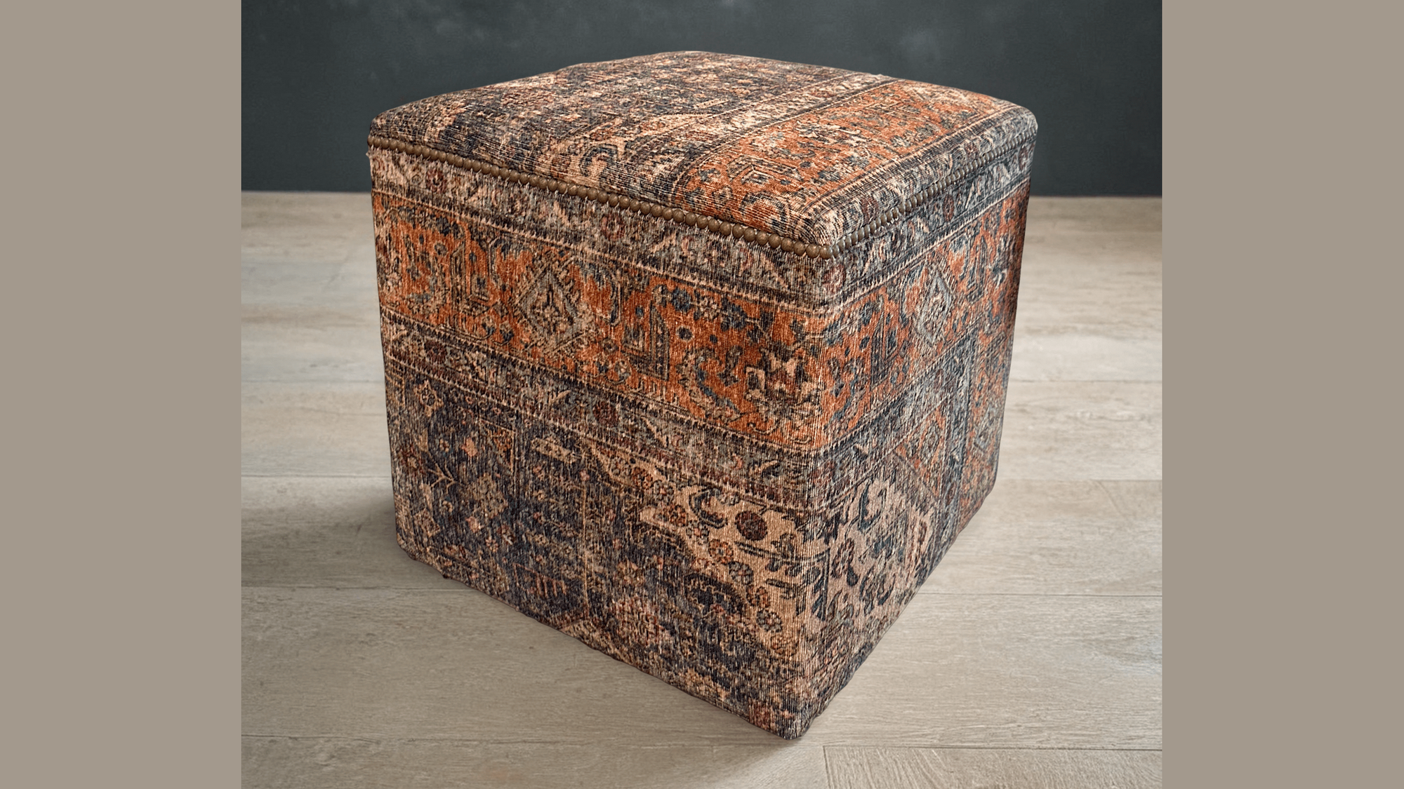 Final Closeout: Luxury Caster Ottoman Pair