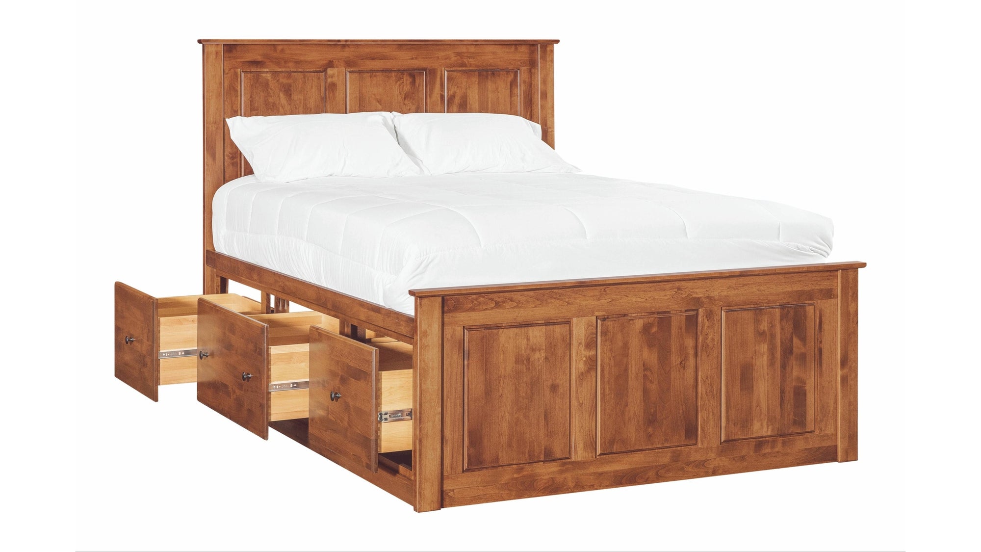 Solid Alder Storage Bed: Build Your Own Chest Bed