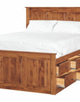 Solid Alder Storage Bed: Build Your Own Chest Bed