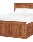 Solid Alder Storage Bed: Build Your Own Chest Bed