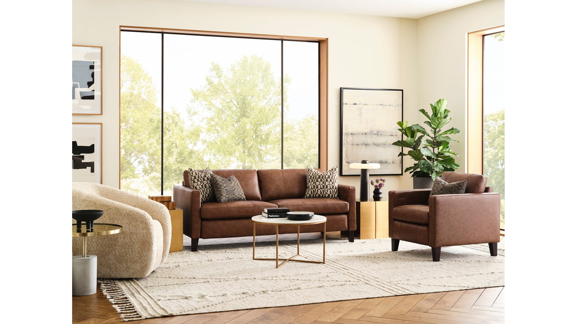 Traftly Modern Power Incliner Sofa
