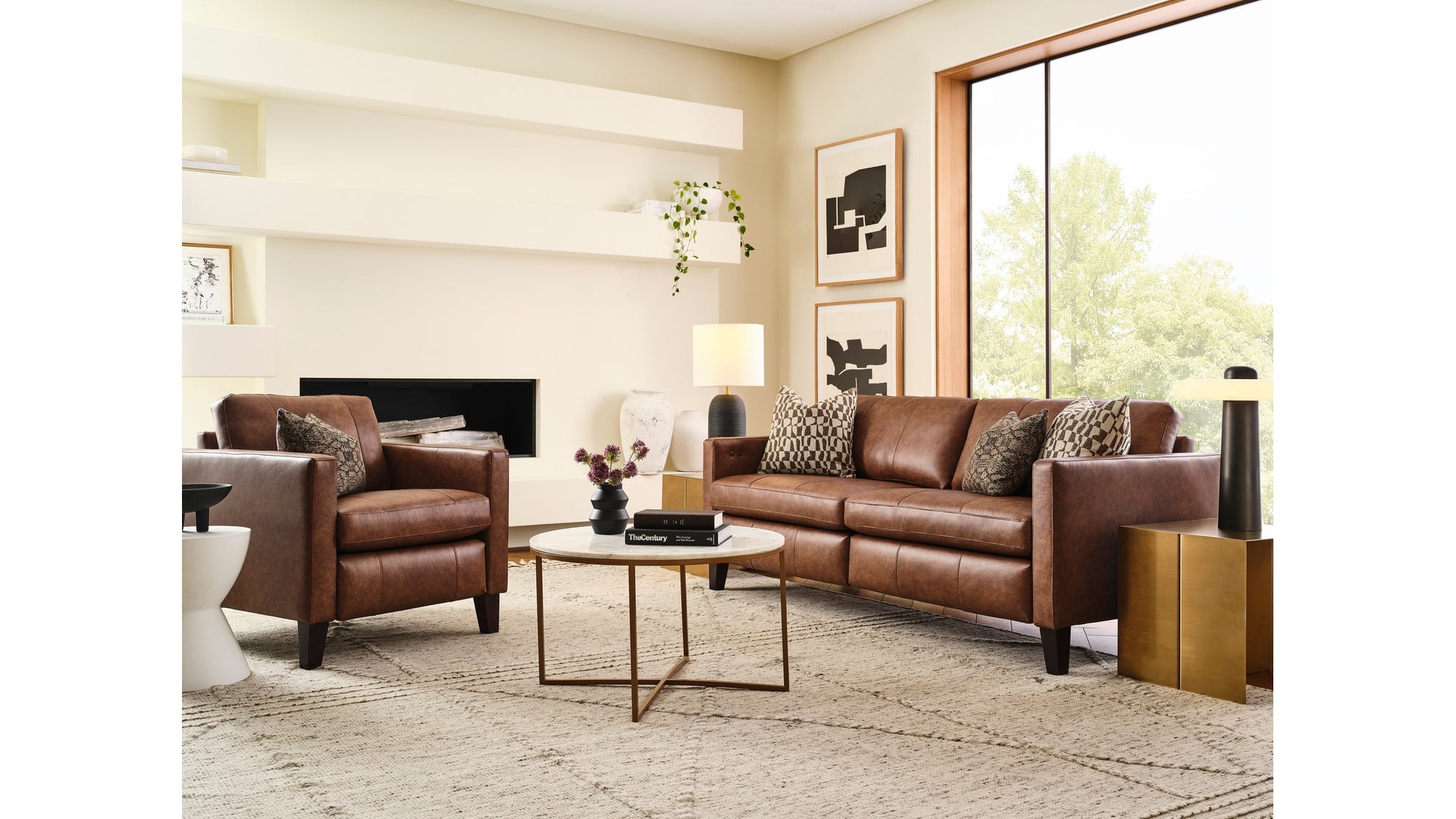 Traftly Modern Power Incliner Sofa