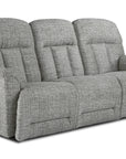 Suitably Reclining Sofa With Overstuffed Pillow Back Design