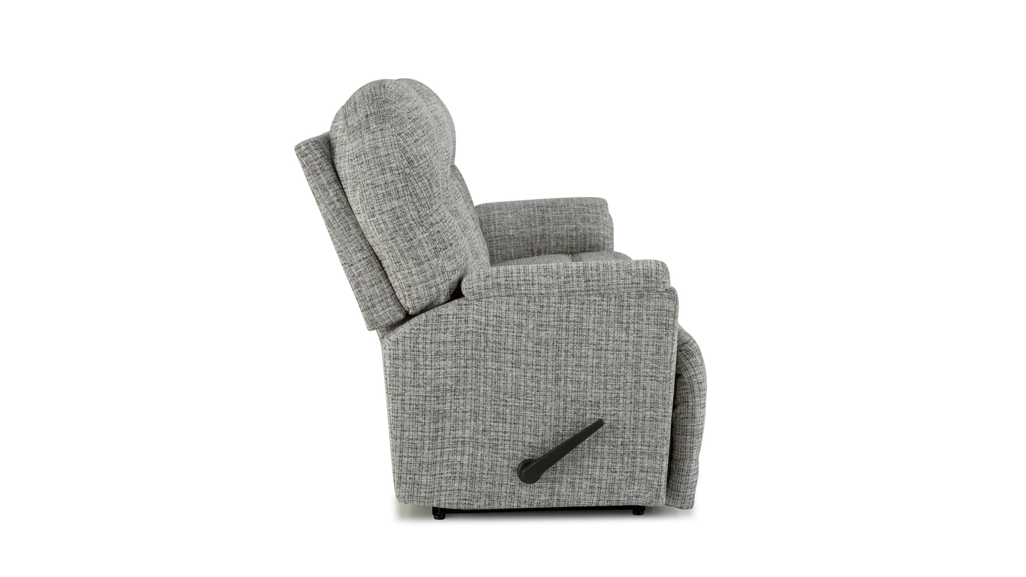 Suitably Reclining Sofa With Overstuffed Pillow Back Design