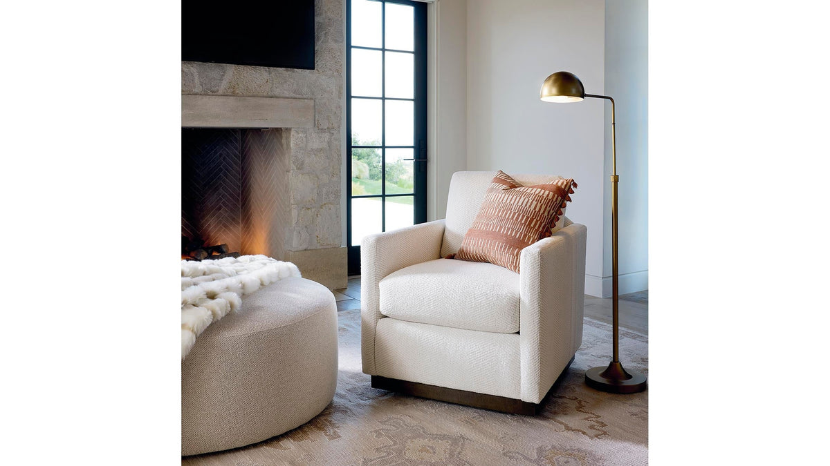 Myles Thin Track Arm Swivel Chair