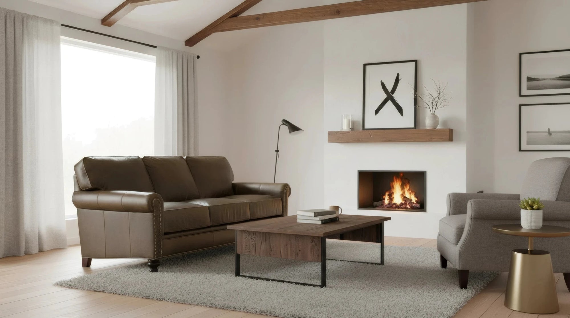 Harrison Leather Sofa