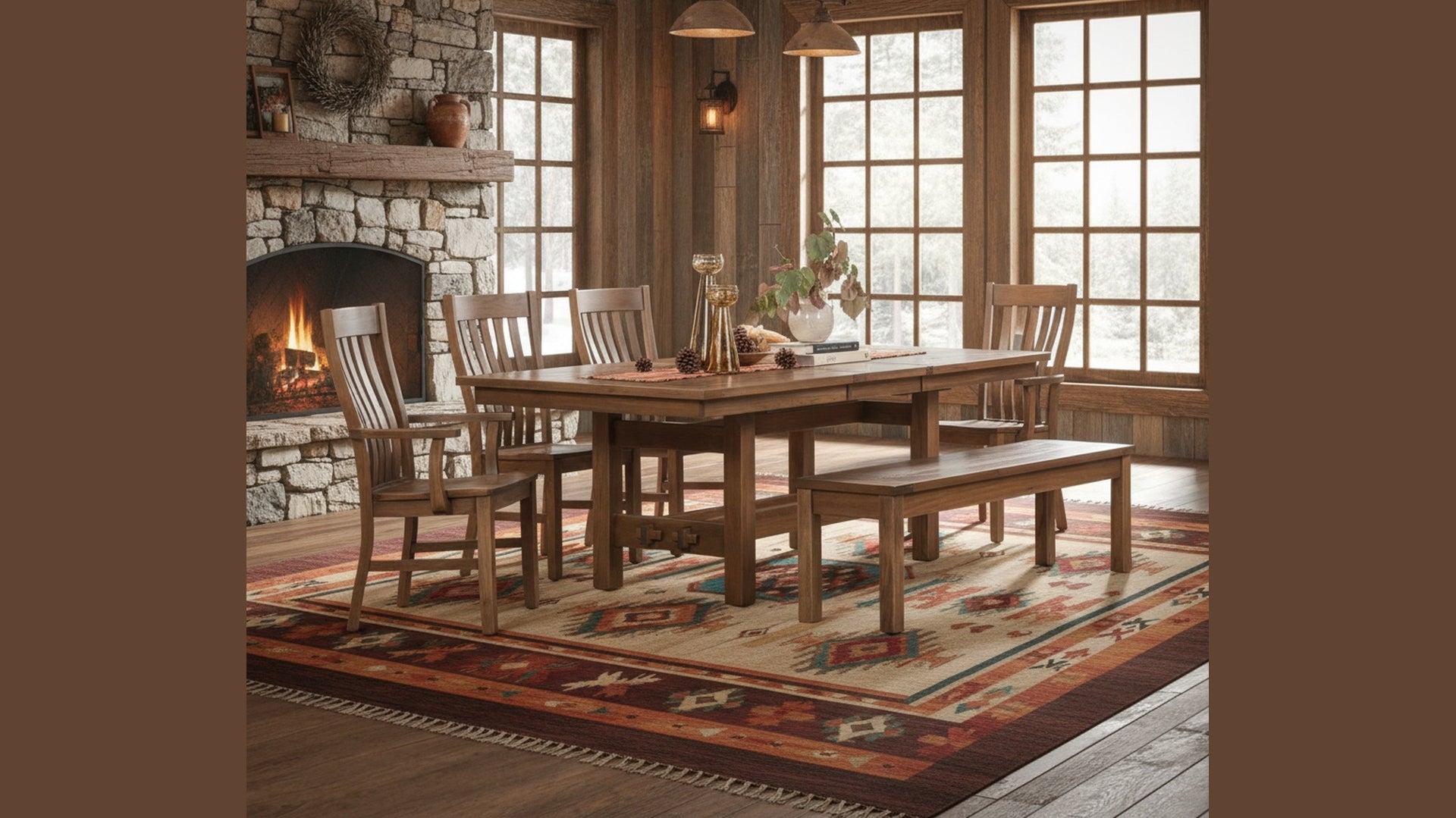 Sutter Mills Trestle Table