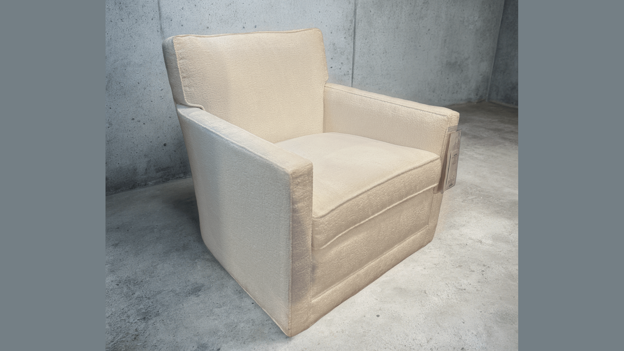 Final Closeout: Custom Swivel Chair