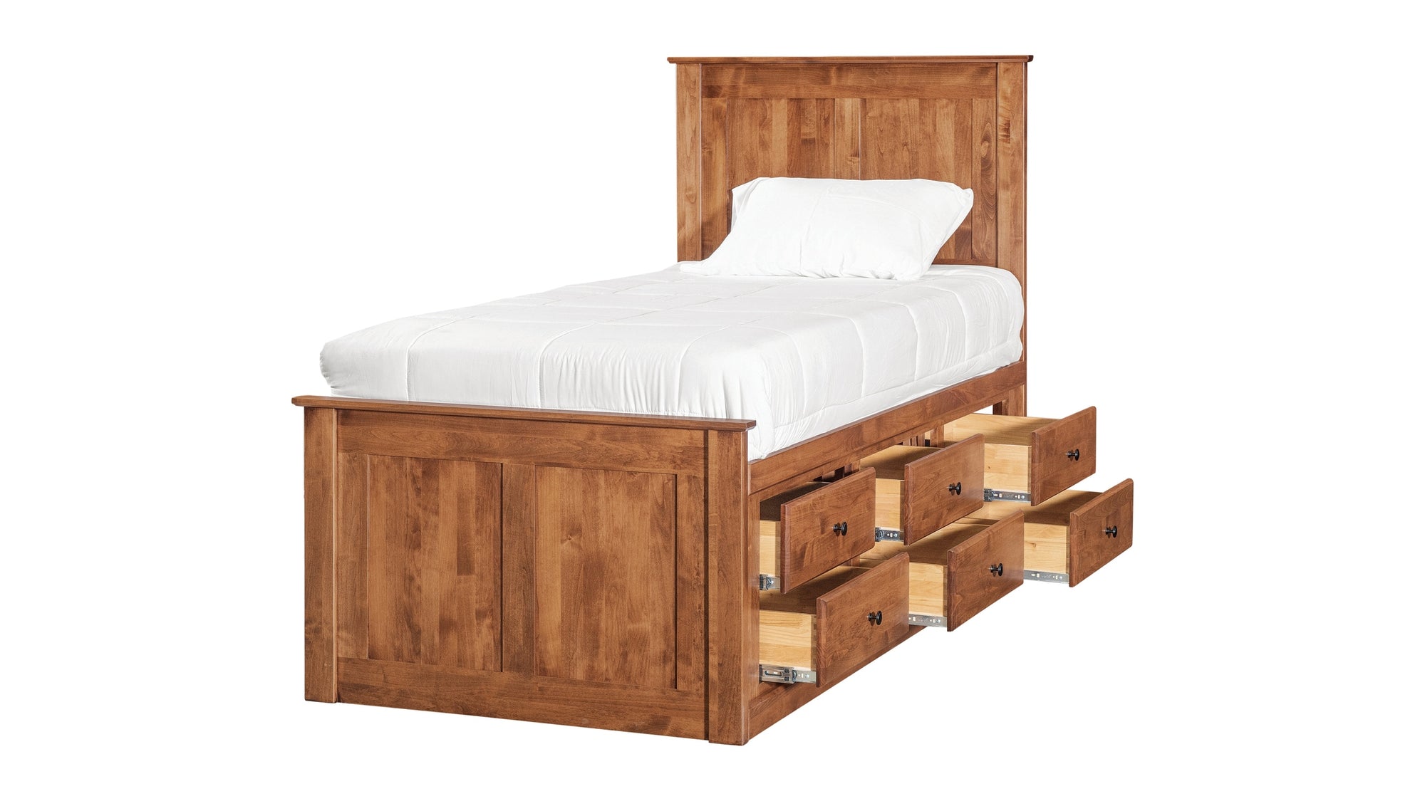 Solid Alder Storage Bed: Build Your Own Chest Bed