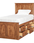 Solid Alder Storage Bed: Build Your Own Chest Bed