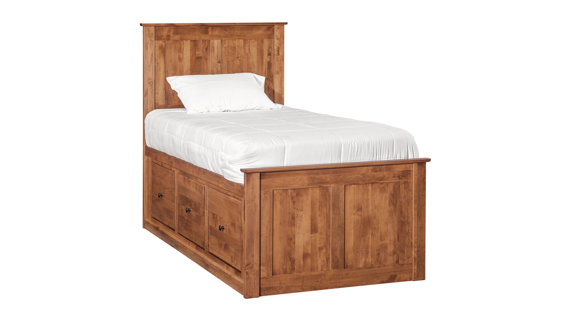 Solid Alder Storage Bed: Build Your Own Chest Bed