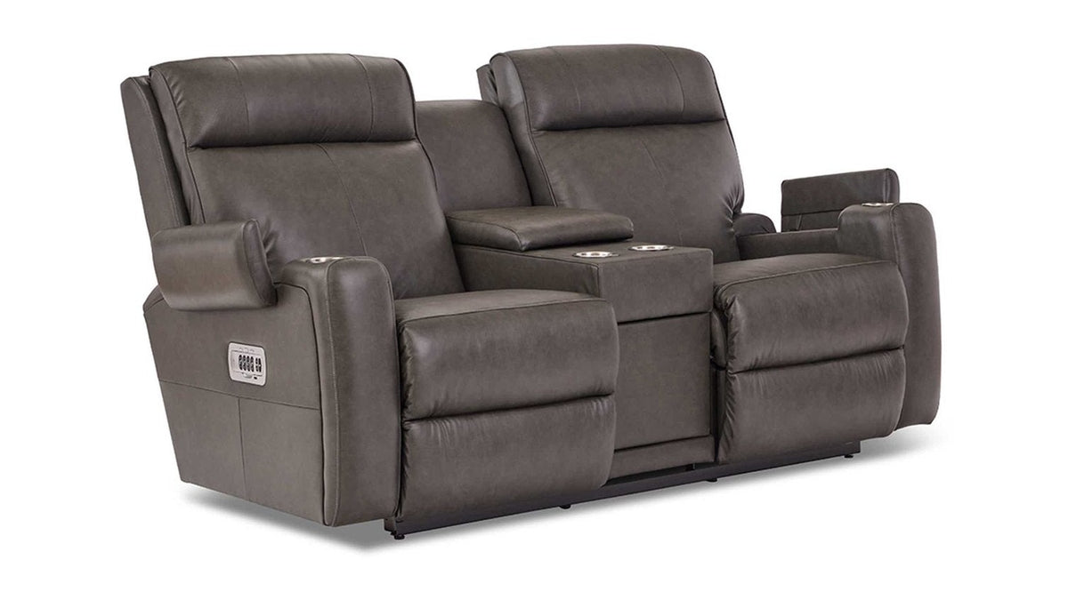 A86 Ovation Audio Motion Power Wall Reclining Loveseat w/ Console Headrest & Lumbar