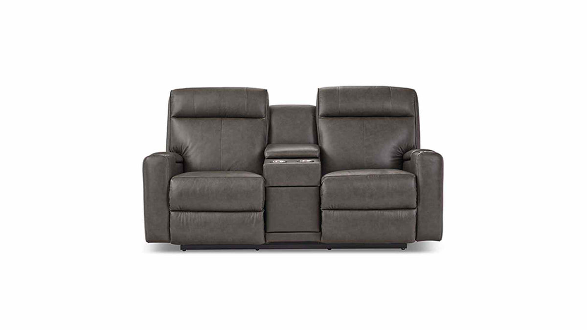 A86 Ovation Audio Motion Power Wall Reclining Loveseat w/ Console Headrest &amp; Lumbar