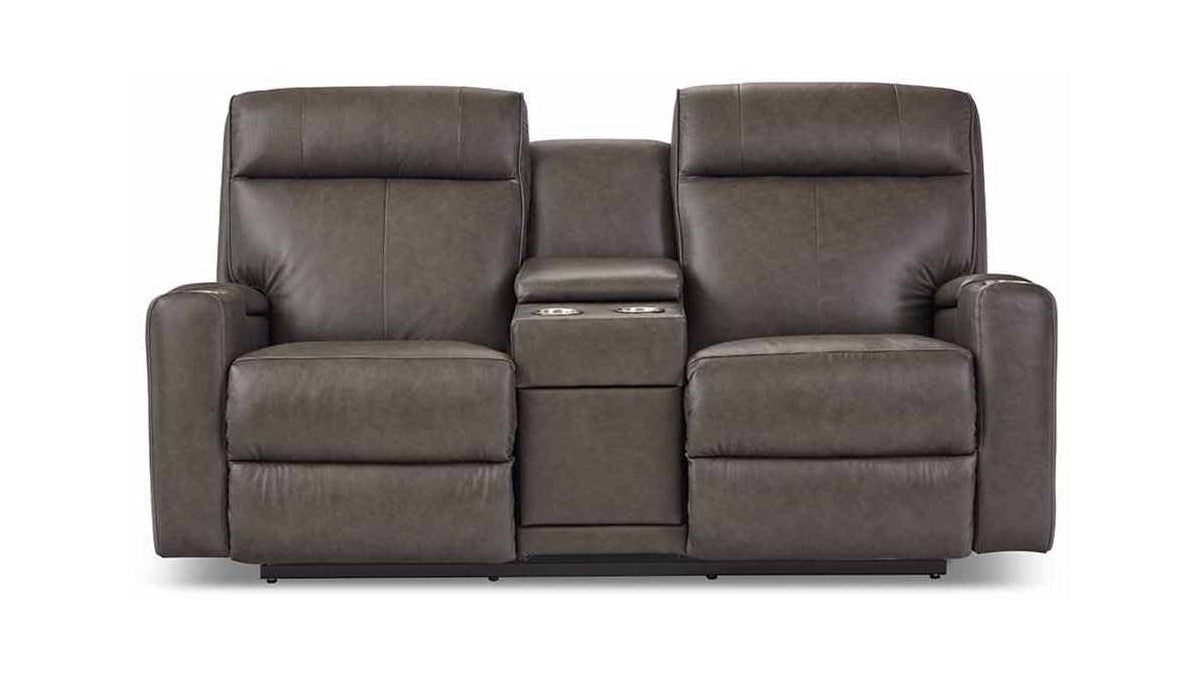 A86 Ovation Audio Motion Power Wall Reclining Loveseat w/ Console Headrest & Lumbar