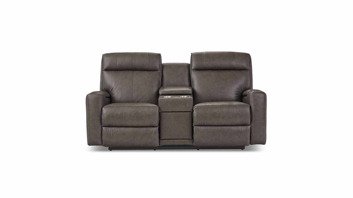 A86 Ovation Audio Motion Power Wall Reclining Loveseat w/ Console Headrest &amp; Lumbar