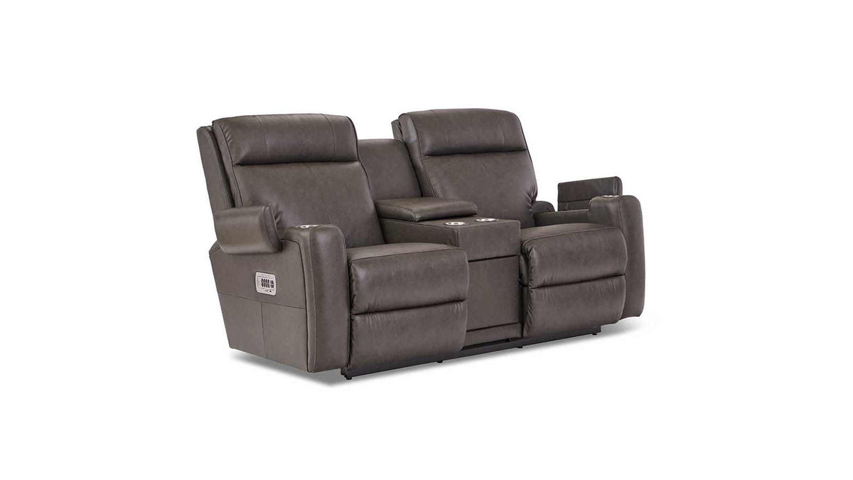 A86 Ovation Audio Motion Power Wall Reclining Loveseat w/ Console Headrest &amp; Lumbar