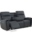 Warren - Power Reclining Sofa With Console, Power Headrest & Lumbar