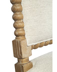 Sara - Counter Stool - White / Light Brown