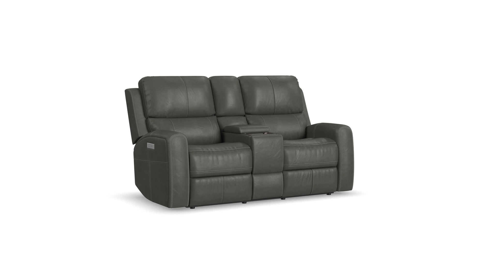 Linden - Power Reclining Loveseat With Console & Power Headrests & Lumbar