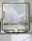 Soft Clouds - Framed Print - Silver