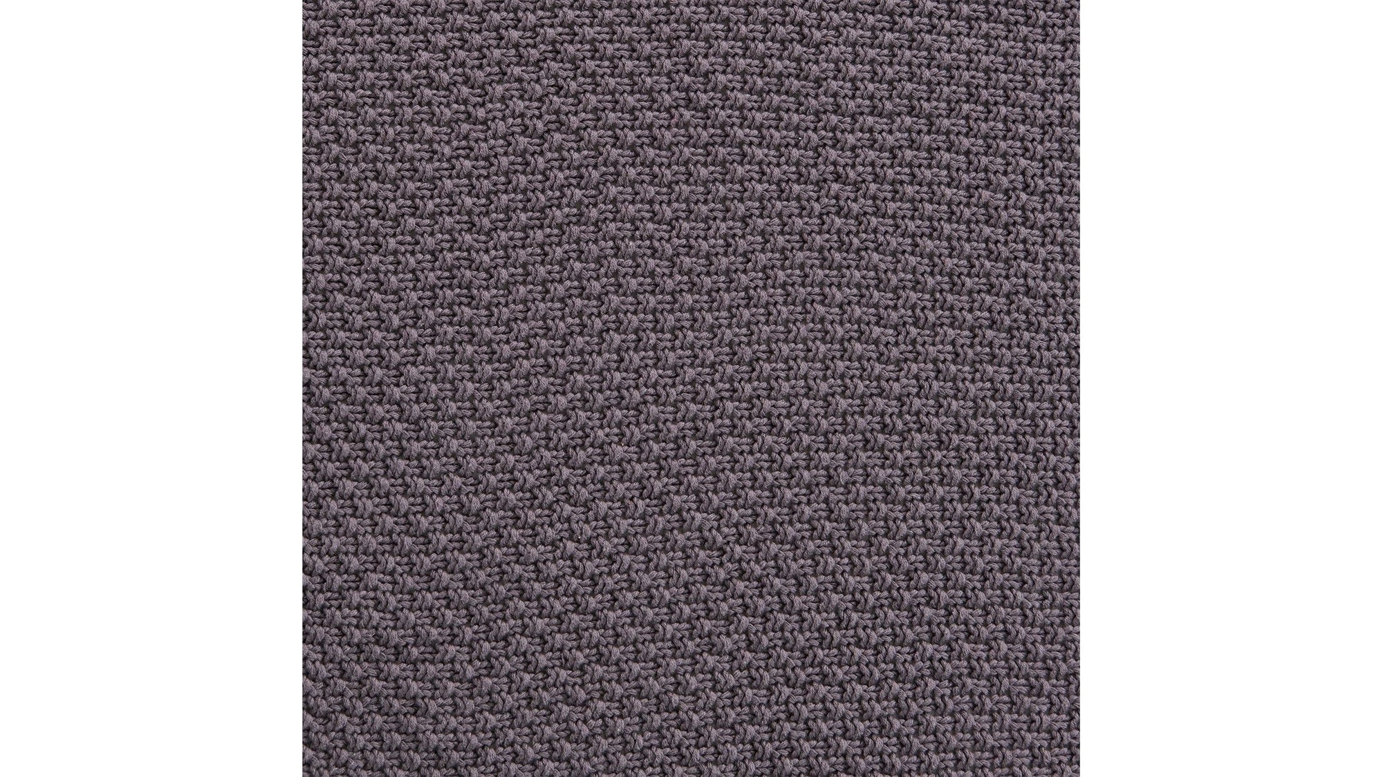 Cotton Knit - King Blanket - Slate