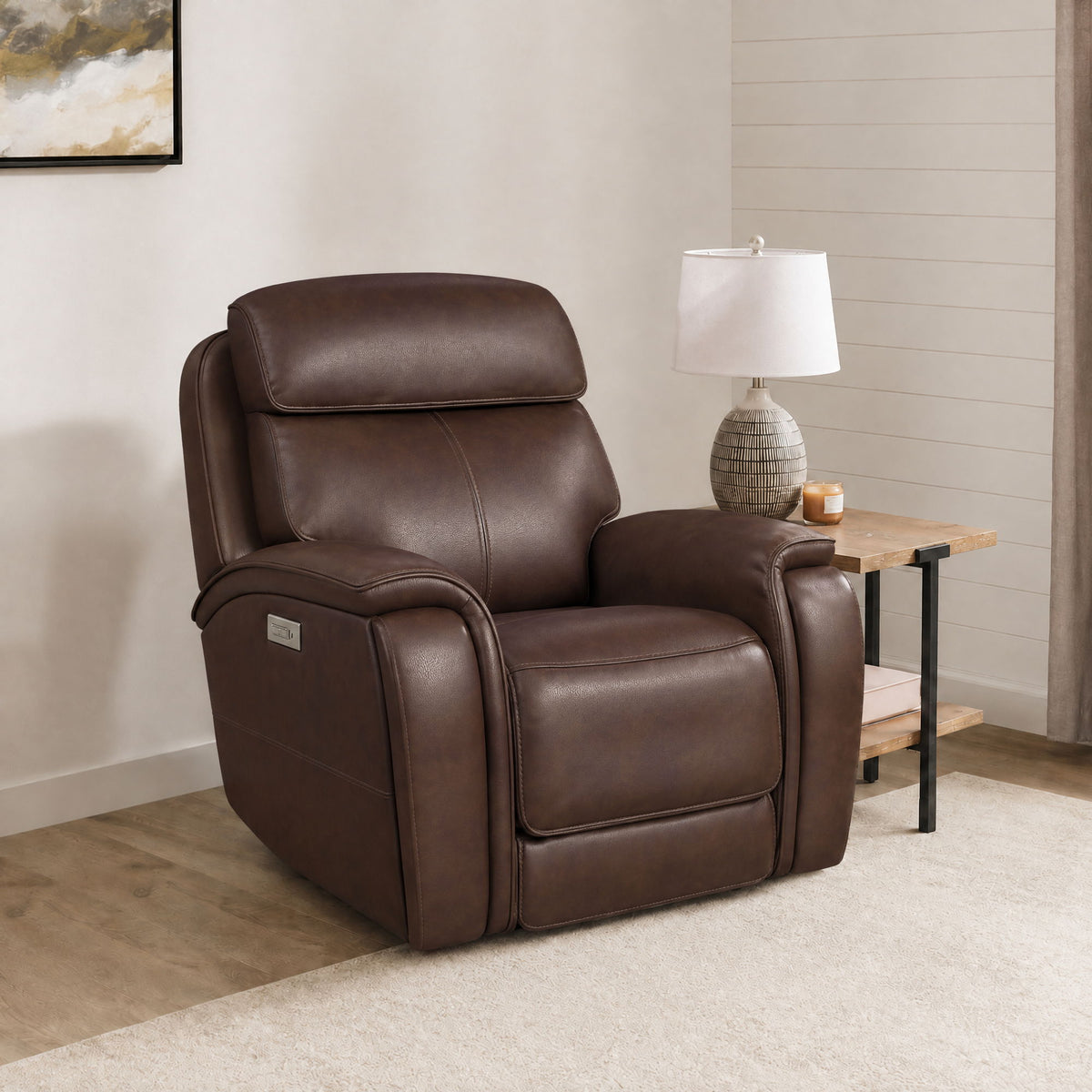 Walker - Power Gliding Recliner With Power Headrest &amp; Lumbar