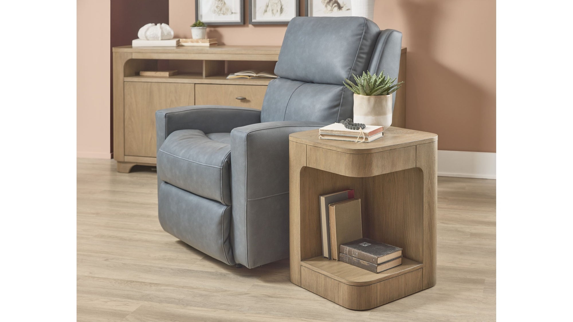 Normandy - Chairside Table - Light Brown