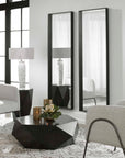 Kahn - Oversized Rectangular Mirror - Black