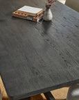 Waterfall - Rectangular Dining Table - Deep Ebony