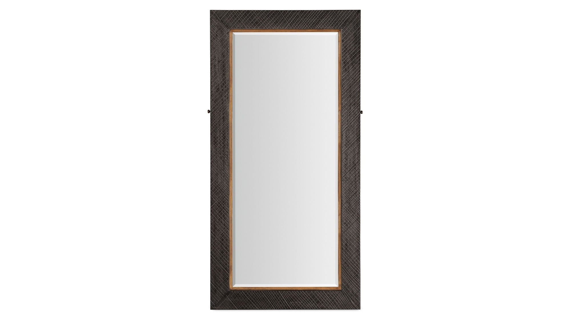 Big Sky - Floor Mirror With Jewelry Storage - Dark Gray