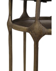 Moira - Side Table - White / Gold