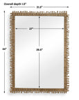 Soto - Mirror - Antique Brass