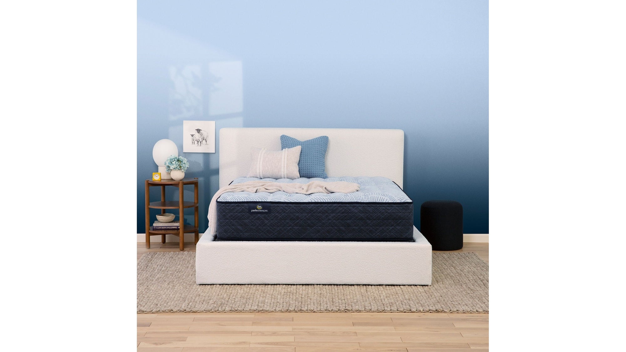 Perfect Sleeper - 13.5" Blue Lagoon Nights Medium Mattress