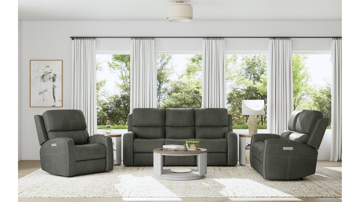 Linden - Power Reclining Loveseat With Power Headrests &amp; Lumbar