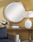 Carbet - Round Rope Mirror - Light Brown