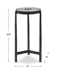 Eternity - Brass Accent Table