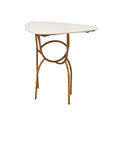Bechamel - Coffee And End Table Set - White / Gold