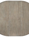 Affinity - 48" Round Pedestal Dining Table With 1-18" Leaf - Dark Gray