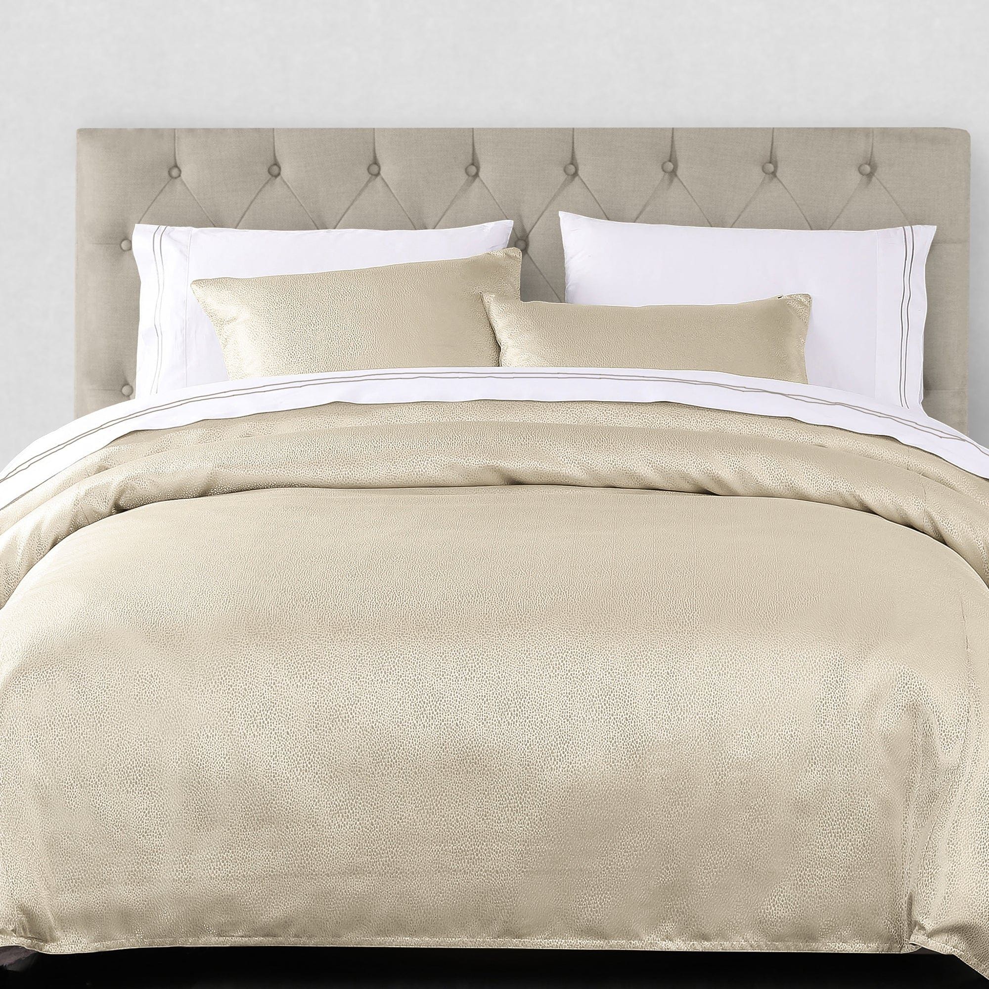 Marilyn Modern Bubble - King Duvet Cover Set (Set of 3) - Gold