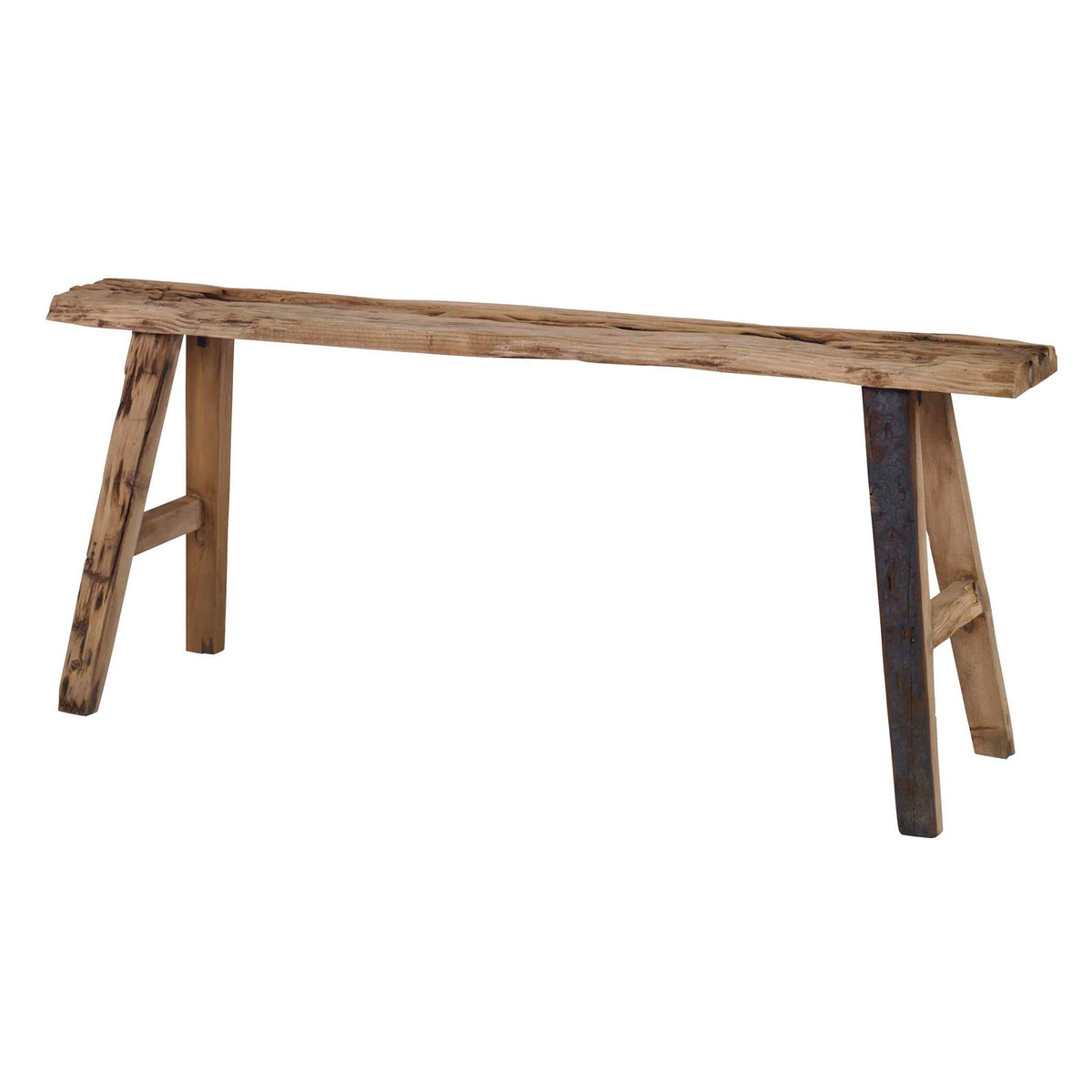 Paddock - Rustic Bench - Dark Brown