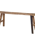 Paddock - Rustic Bench - Dark Brown
