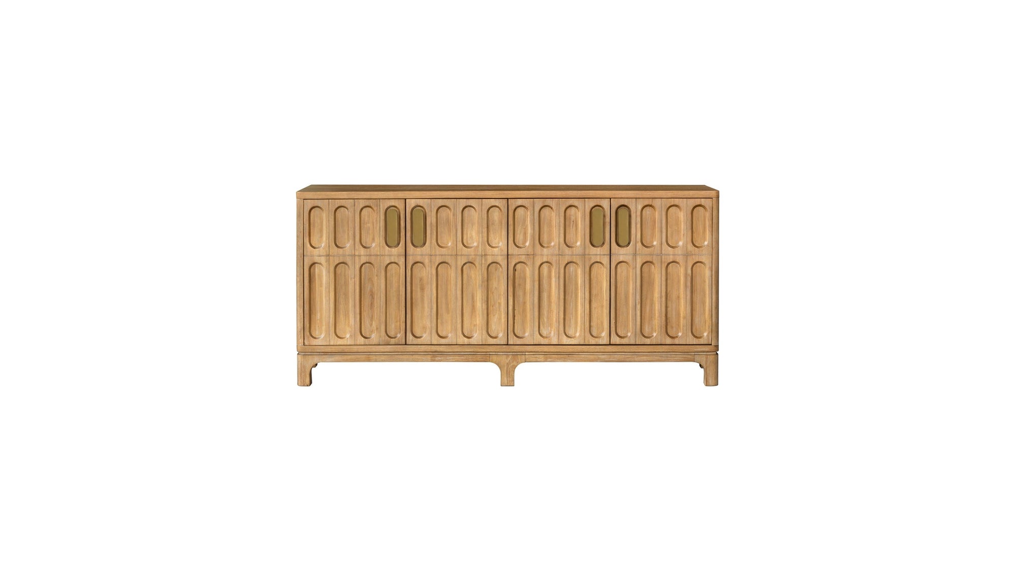 Ryder - Server - Chestnut Elm / Antique Brass