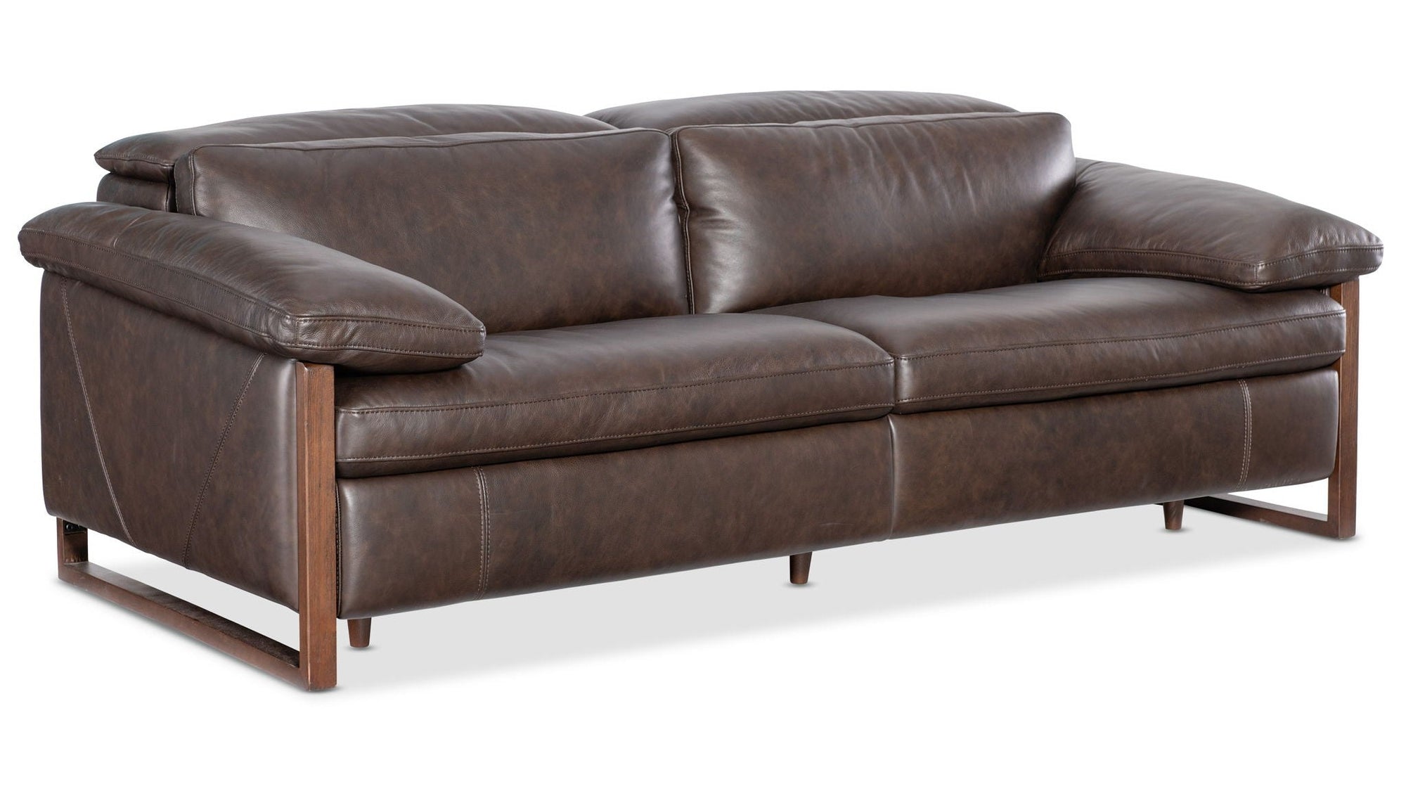 Jericho - Power Sofa With Power Headrest - Brown