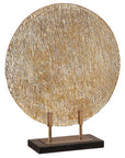 Layan - Art Glass Charger - Gold