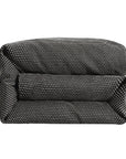 Blackberry - Queen Polka Dots Duvet Cover - Black / White