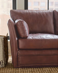 SS - Woodstock 3-Seat Sofa - Brown