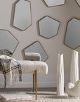 Linneah - Modern Mirrors (Set of 4) - Gold